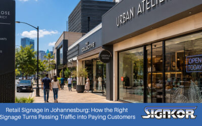 Retail Signage in Johannesburg: How the Right Signage Turns Passing Traffic into Paying Customers
