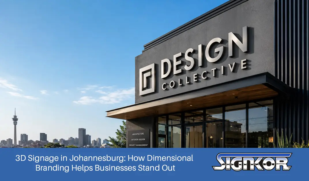 3D Signage in Johannesburg: How Dimensional Branding Helps Businesses Stand Out
